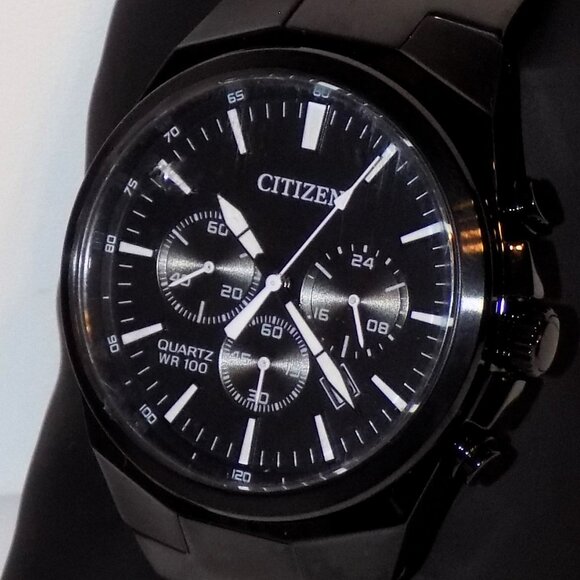 Citizen Men's Black Chronograph Tachymeter Date Watch GN-4-S, 0520-S114268 - Picture 7 of 7